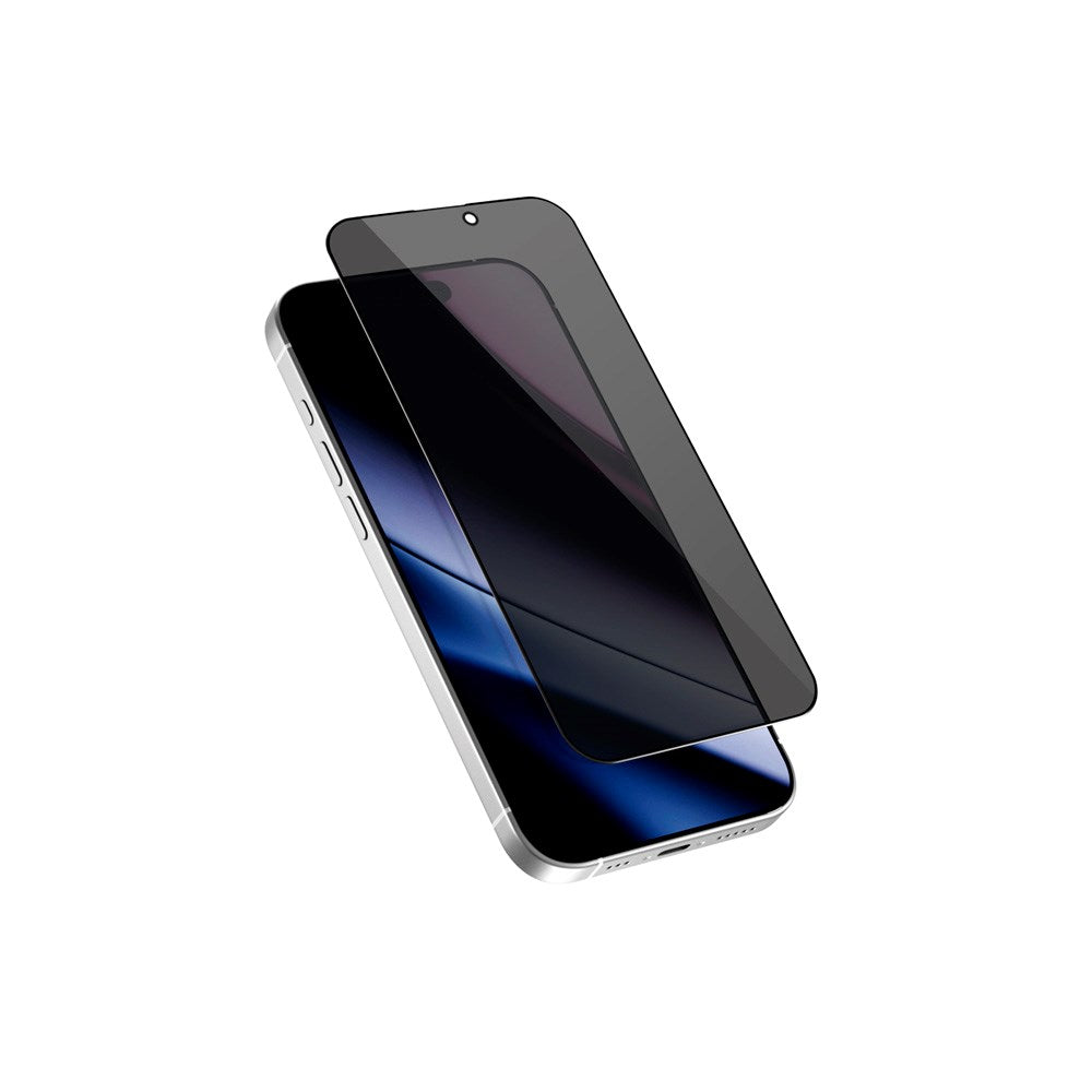 Epico - iPhone Air - Privacy Glass 3D Skærmbeskyttelsesglas m. Installationsramme - Gennemsigtig