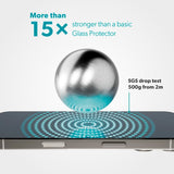 Epico - iPhone 17 Pro - ImpactCeramic Glass 3D Skærmbeskyttelsesglas - Gennemsigtig