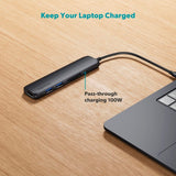 6-i-1 Aluminium Hub 8K - Epico - Midnight