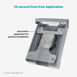 Epico - Apple Watch 11 / 10 (42mm) SlimCeramic 3D Glass m. Installationsværktøj - Gennemsigtig