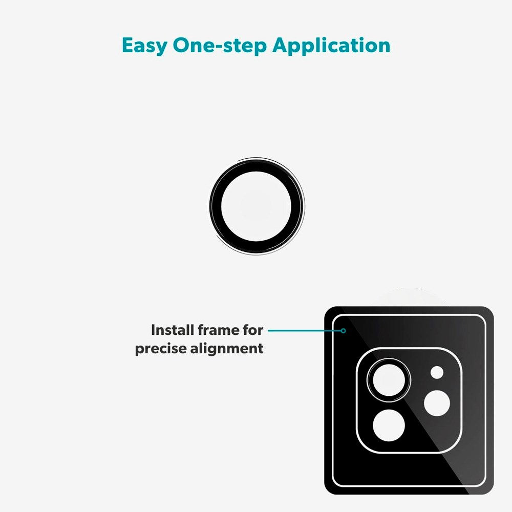 Epico - iPad Pro 11" (2025 / 2024) / Pro 13" (2025 / 2024) Kameralinsebeskyttelsesglas m. Installationsramme - Gennemsigtig