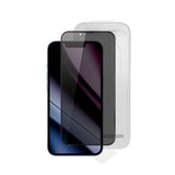 Epico - iPhone 16 Plus / 15 Plus / 14 Pro Max - Privacy Glass 3D Skærmbeskyttelsesglas m. Installationsramme - Gennemsigtig