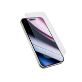 Epico - iPhone 16 / 15 / 14 Pro - Glass Standard Fit Skærmbeskyttelsesglas m. Installationsramme - Gennemsigtig