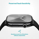 Epico - Apple Watch SE / 6 / 5 / 4 (40mm) 3D+ Flexiglass m. Installationsramme - Gennemsigtig / Sort Kant