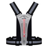 Bee-Safe - Løbevest - LED & Mobillomme - Sølv