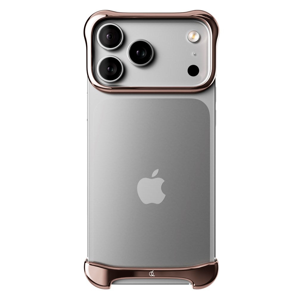 Arc Pulse Aluminum Bumper Cover - iPhone 17 Pro - Rose Bronze