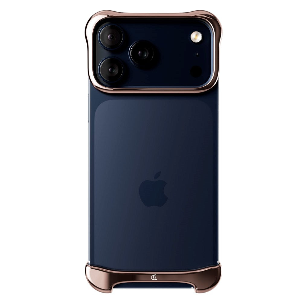 Arc Pulse Aluminum Bumper Cover - iPhone 17 Pro - Rose Bronze