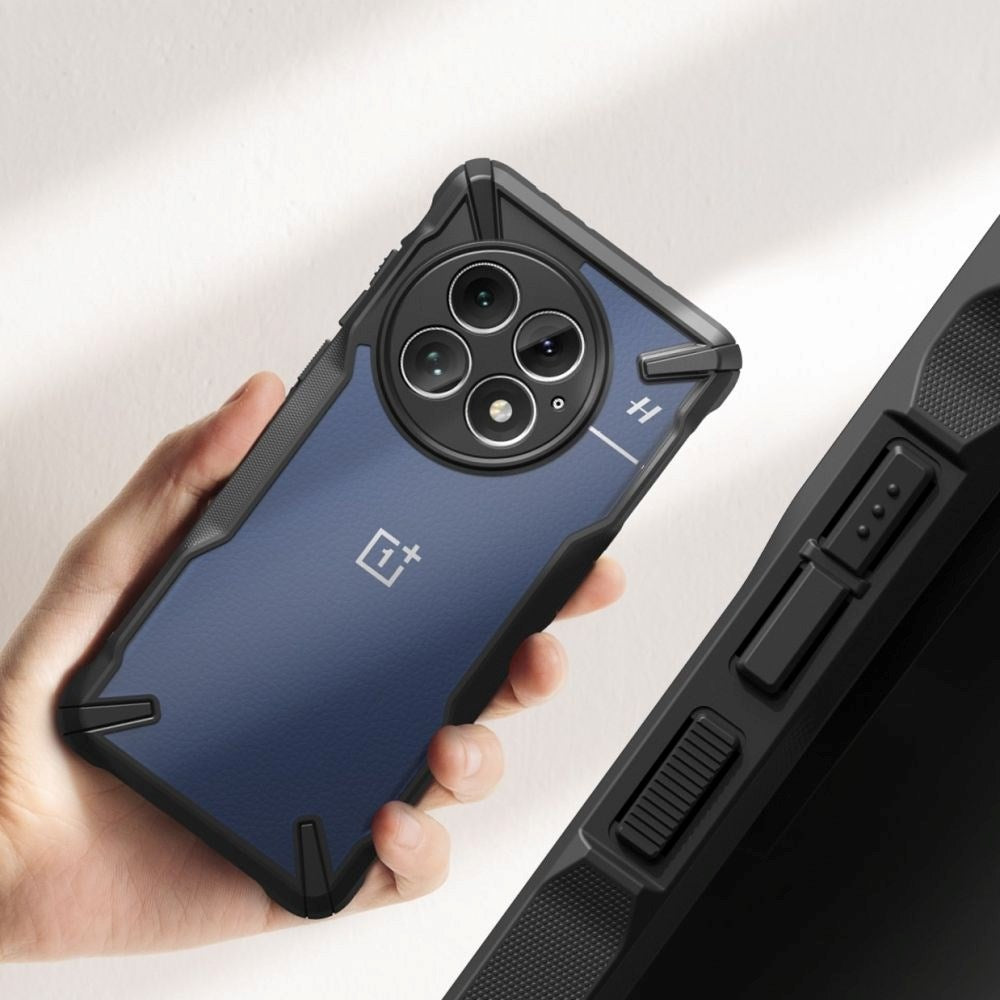 Ringke OnePlus 13 Fusion X Bagside Cover - Sort / Gennemsigtig