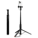 Tech-Protect Bluetooth Selfie Stick Tripod - Mobil Størrelse: 5.5 - 8.5 cm - Sort