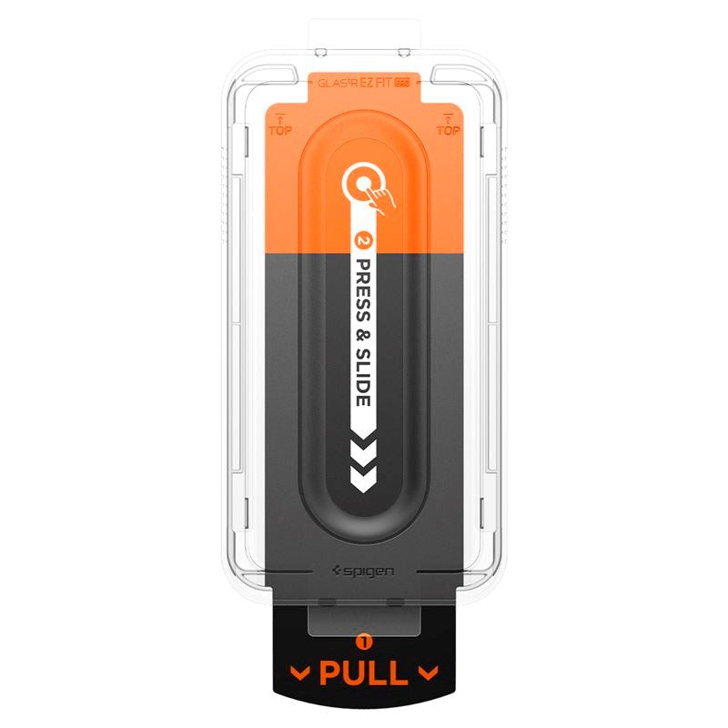 Samsung Galaxy S25 Edge - Spigen EZ Fit Glas tR Skærmbeskyttelse - Case Friendly - Gennemsigtig