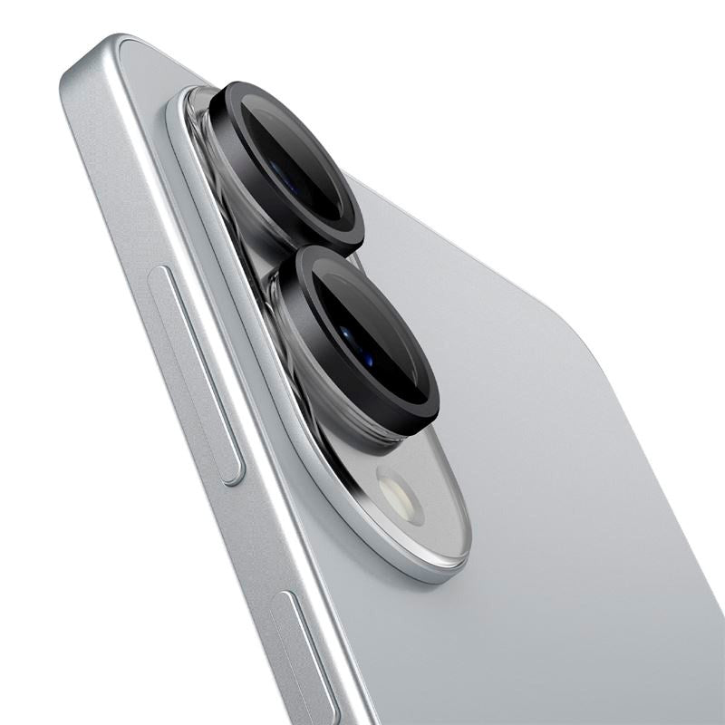 Samsung Galaxy S25 Edge Spigen EZ Fit. tR Optik Pro Kameralinse Glas - 2 stk - Sort