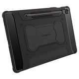 Samsung Galaxy Tab S10 FE+ (Plus) Spigen Rugged Armor Pro Flip Cover - Sort