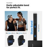 Spigen Dynamic Shield Løbearmbånd (Maks. Mobil: 195 x 113mm) - Sort