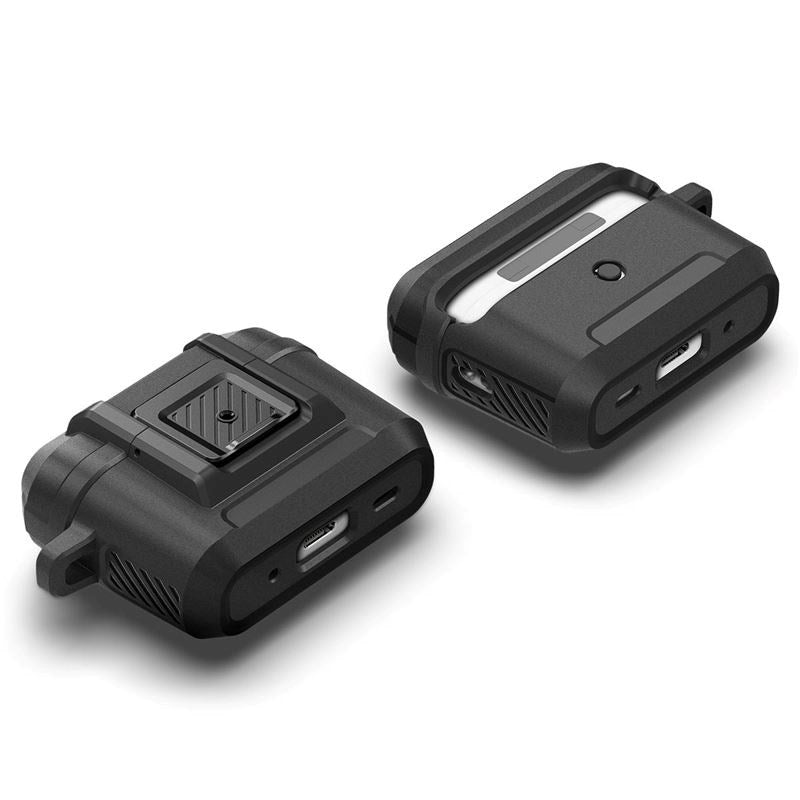 Spigen Apple AirPods Pro (2. Gen.) Case - inkl. Karabinkrog - Sort