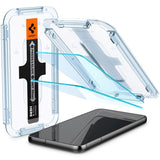 Spigen Samsung Galaxy S23 EZ Fit Glas.tR Skærmbeskyttelse 2. Stk - Case Friendly - Gennemsigtig