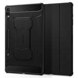Samsung Galaxy Tab S9+ (Plus) Spigen Rugged Armor Pro Flip Cover - Sort