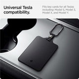 Spigen Tesla Nøglekort Holder m. Karabinhage - 2-Pack - Sort