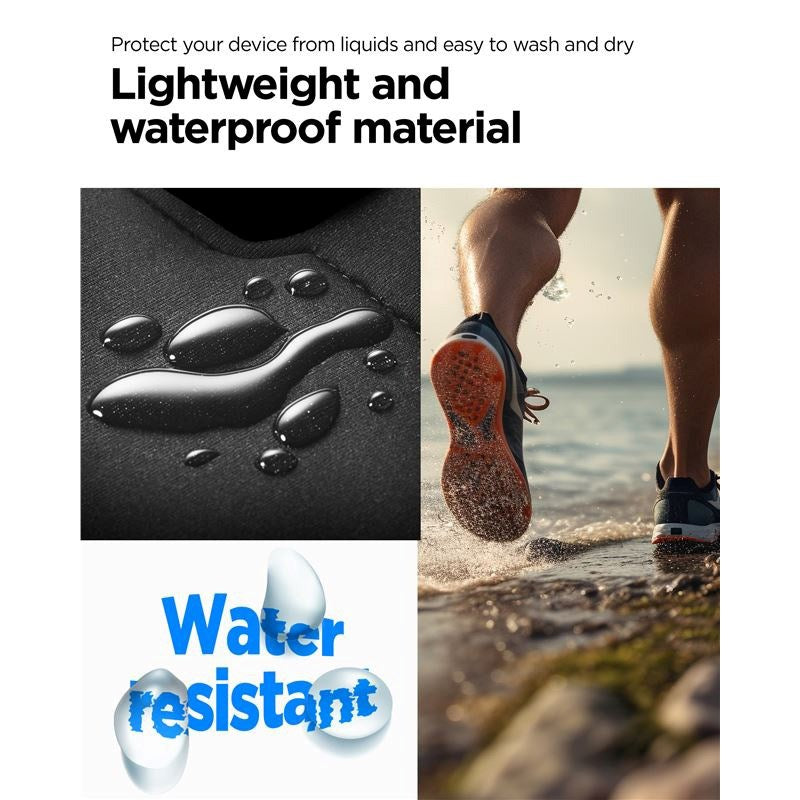 Spigen Universal Løbearmbånd (Maks. Mobil: 6.9") - Sort