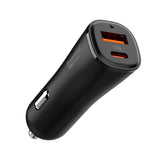 Spigen - 48W Biloplader - 1x USB-C & 1x USB-A - Sort