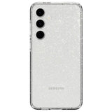 Samsung Galaxy S24 FE Liquid Crystal Glitter Bagside Cover - Gennemsigtig