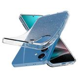 Spigen Samsung Galaxy S25+ (Plus) Liquid Crystal Glitter Bagside Cover - Gennemsigtig