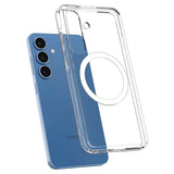 Samsung Galaxy S25+ (Plus) Spigen Crystal Clear Case - MagSafe Kompatibel - Gennemsigtig / Hvid