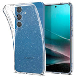 Spigen Samsung Galaxy S25 Liquid Crystal Glitter Bagside Cover - Gennemsigtig