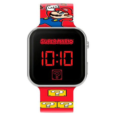 Accutime Børne-LED Ur - Justerbar Rem - Super Mario