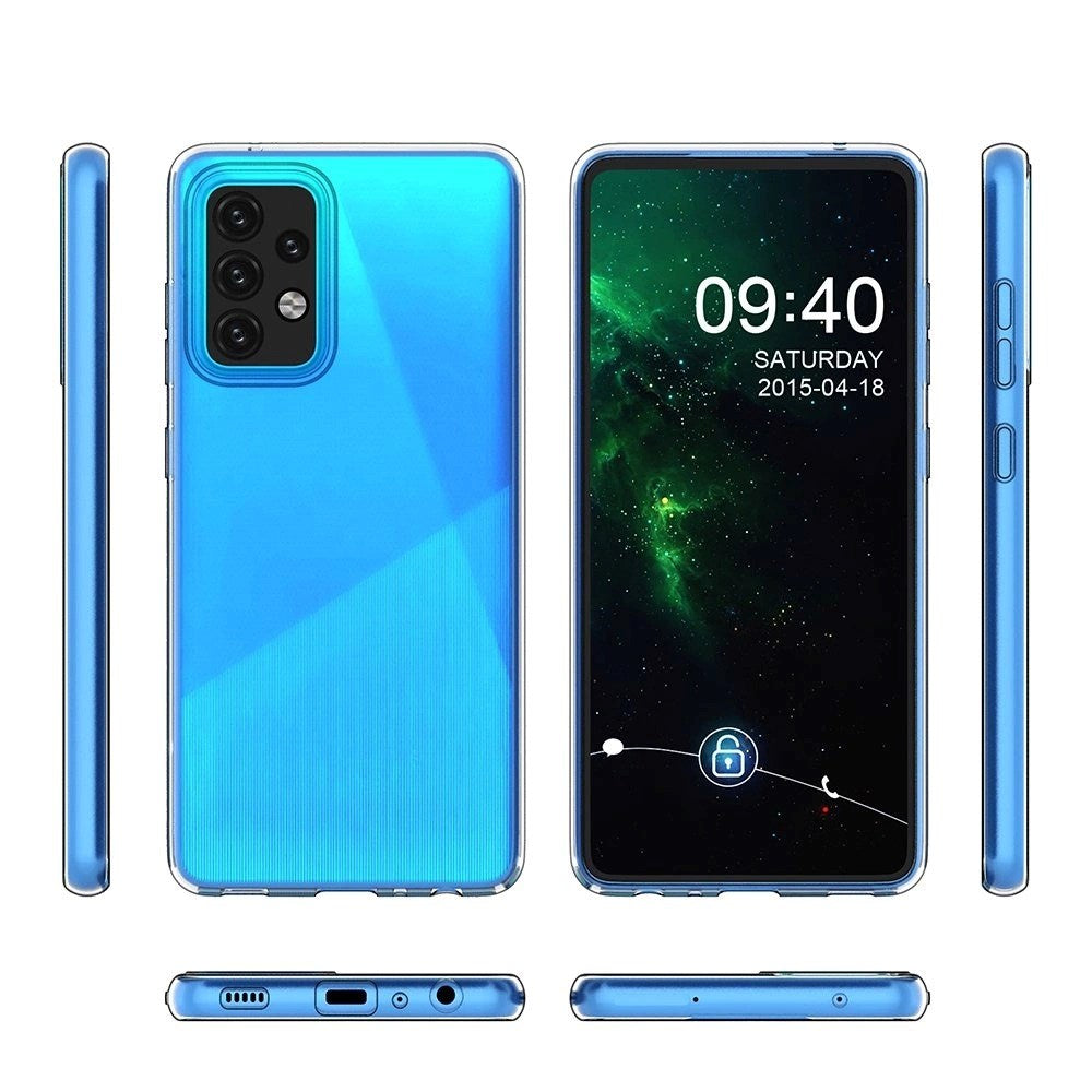 Samsung Galaxy A52s (5G) / A52 (4G / 5G) Hurtel Ultra Clear Fleksibel Plastik Mobil Cover - Gennemsigtig