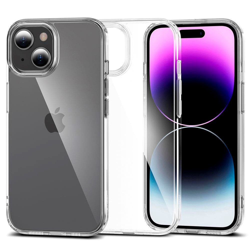 Tech-Protect - iPhone 15 Plus - Flexair Hybrid Cover - Gennemsigtig