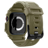 Apple Watch 10 (46mm) - Spigen Rugged Armor Pro Rem m. Cover - Grøn