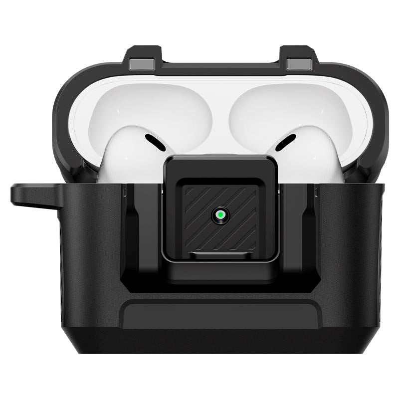 Spigen - Apple AirPods Pro (3. gen.) Lock Fit Cover - Matte Black