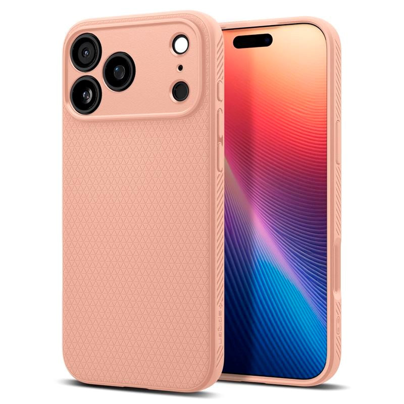 Spigen - iPhone 17 Pro Max - Liquid Air Cover - Lyserød