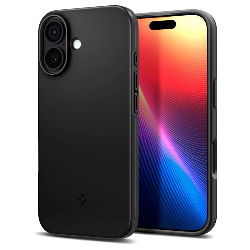 Spigen Thin Fit Cover - iPhone 17 - MagSafe Kompatibel - Sort