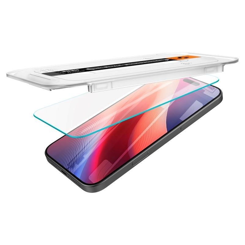 Spigen iPhone 16 Pro EZ Fit Glas.tR Beskyttelsesglas - Case Friendly - Gennemsigtig - (DEMO)