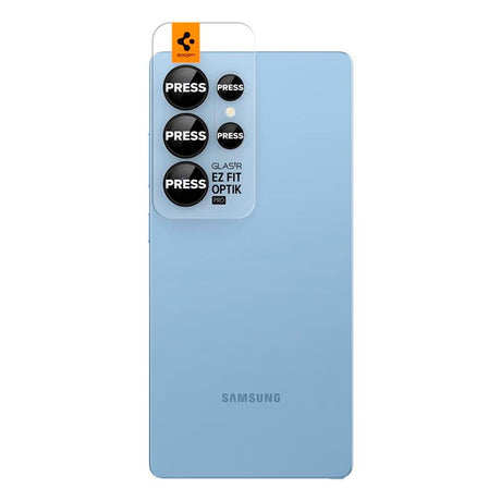 Samsung Galaxy S25 Ultra - Spigen EZ Fit Optik Pro Kameralinsebeskyttelsesglas - 2 stk - Sort