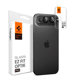Spigen - iPhone Air - Glass tR EZ Fit Optik Pro Kameralinsebeskyttelsesglas - 2 stk - Sort