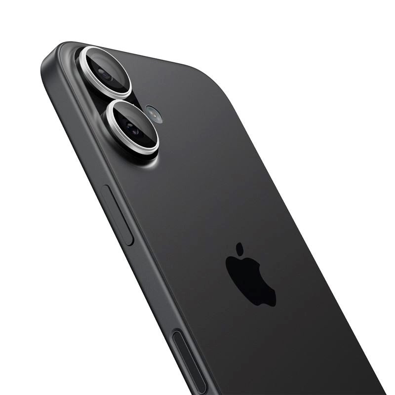 Spigen - iPhone 17 - Glass tR EZ Fit Optik Pro Kameralinsebeskyttelsesglas - 2 stk - Sølv