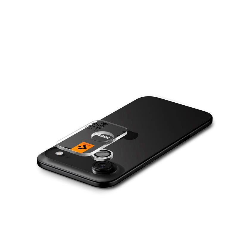 Spigen - iPhone Air - Glass tR EZ Fit Optik Pro Kameralinsebeskyttelsesglas - 2 stk - Sølv