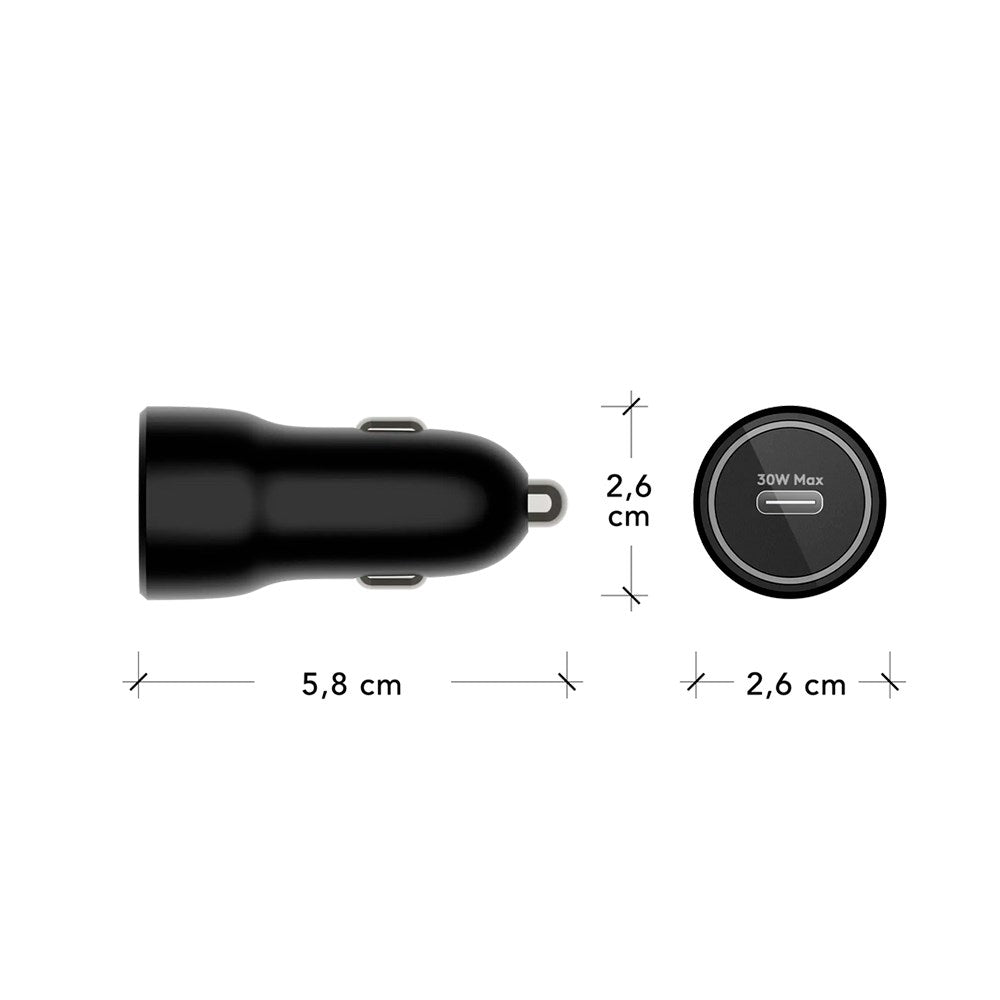 dbramante1928 Biloplader -30W USB-C - Sort