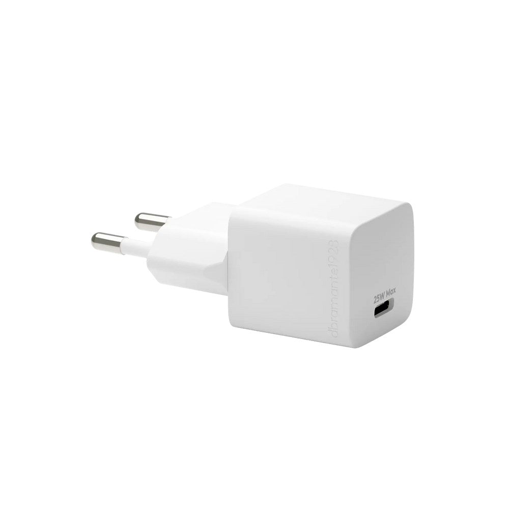 dbramante1928 - EU Vægoplader - 1 x USB-C 25W - Hvid