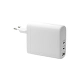 dbramante1928 - EU Vægoplader - 2 x USB-C 65-140W/45-100W/1 x USB-A 18W - Hvid