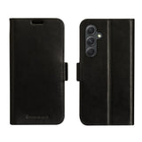 Samsung Galaxy A54 (5G) - dbramante1928 Copenhagen Ægte Læder Flip Cover m. Pung - Black