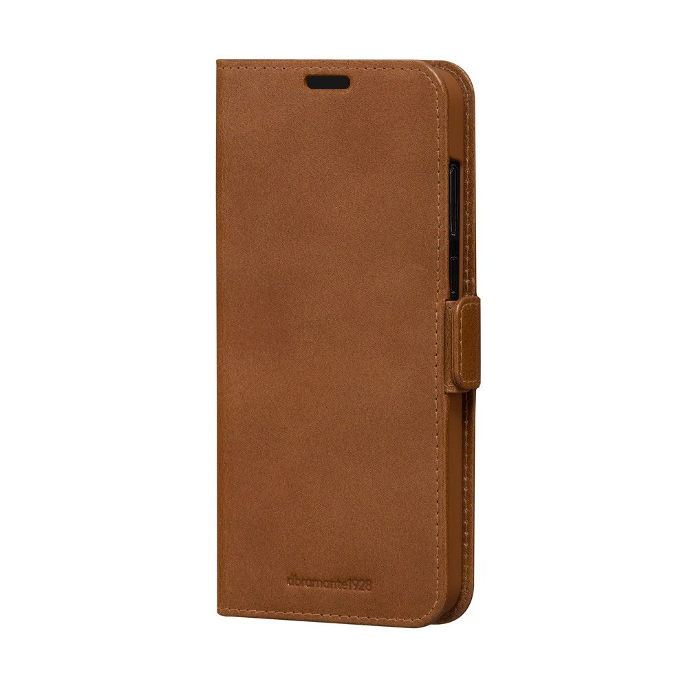 Samsung Galaxy A55 (5G) - dbramante1928 Copenhagen Ægte Læder Flip Cover m. Pung - Tan