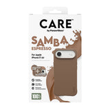 iPhone Air CARE by PanzerGlass Fashionable Samba Mobil Cover - MagSafe Kompatibel - Espresso
