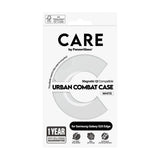 Samsung Galaxy S25 Edge CARE by PanzerGlass FLAGSHIP Urban Combat Case - MagSafe Kompatibel - Transparent / White