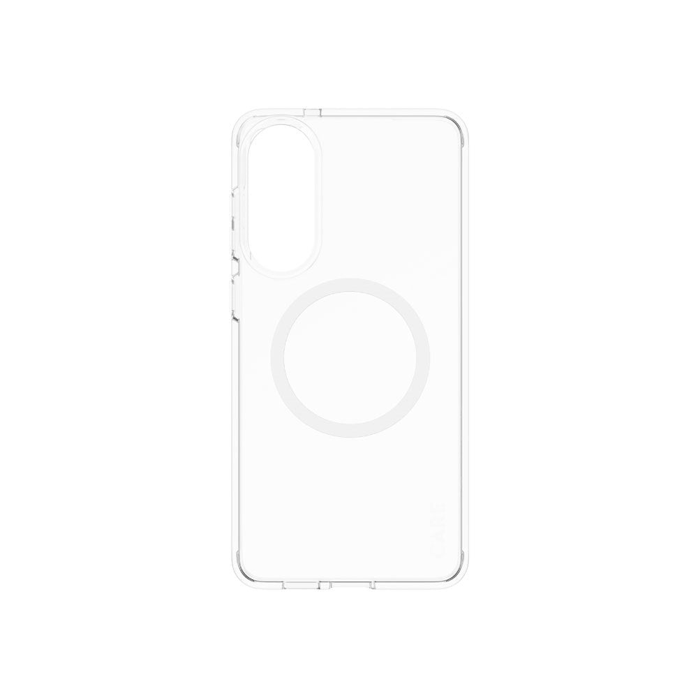 Samsung Galaxy S25 Edge CARE by PanzerGlass FLAGSHIP Urban Combat Case - MagSafe Kompatibel - Transparent / White