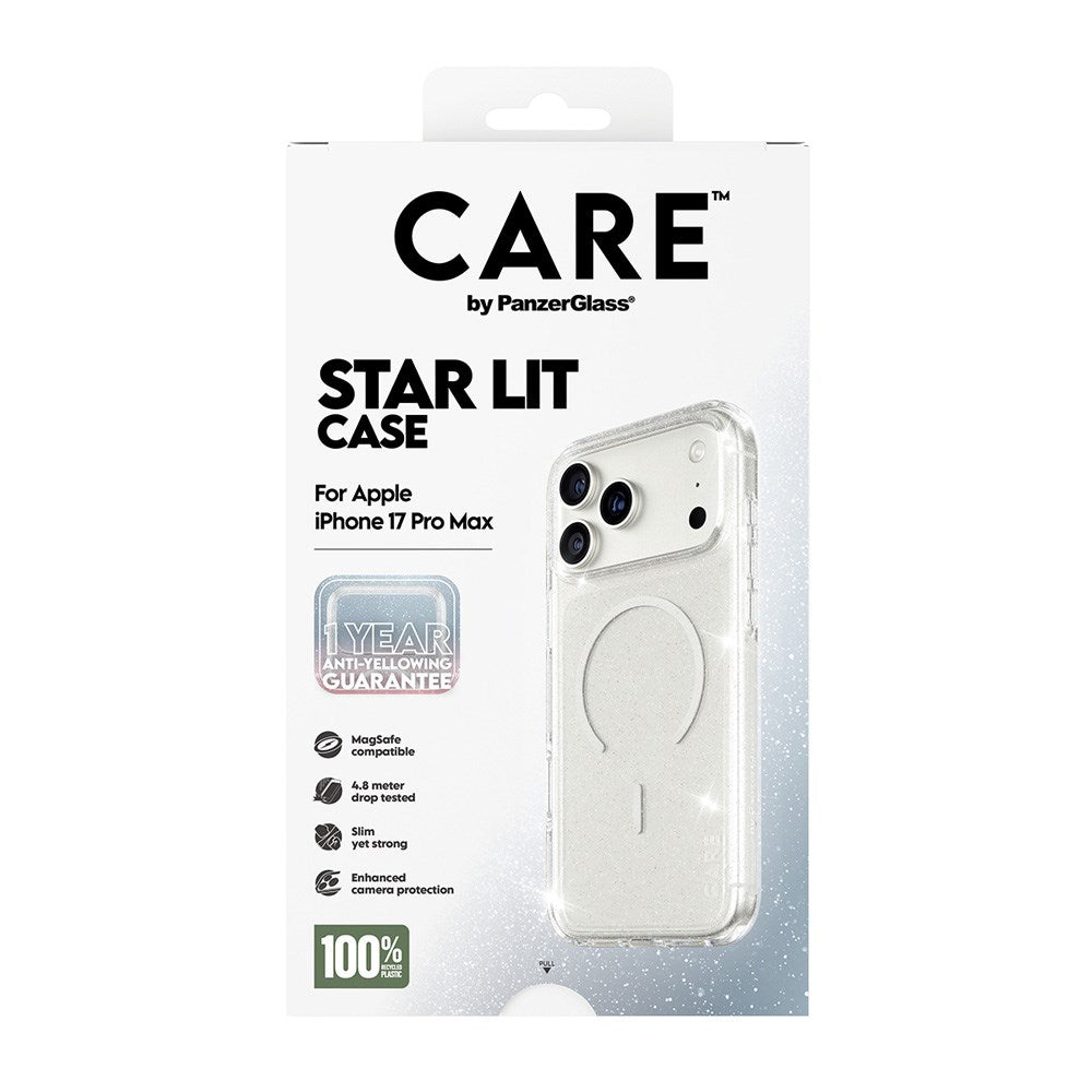 iPhone 17 Pro Max CARE by PanzerGlass FLAGSHIP Urban Explorer Cover - MagSafe Kompatibel - Transparent / Star Lit