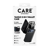 iPhone 17 Pro Max CARE by PanzerGlass Feature Tango 2-in-1 Mobil Cover m. Kortholder - Sort