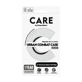 Samsung Galaxy S25 Edge CARE by PanzerGlass FLAGSHIP Urban Combat Case - MagSafe Kompatibel - Transparent / Black